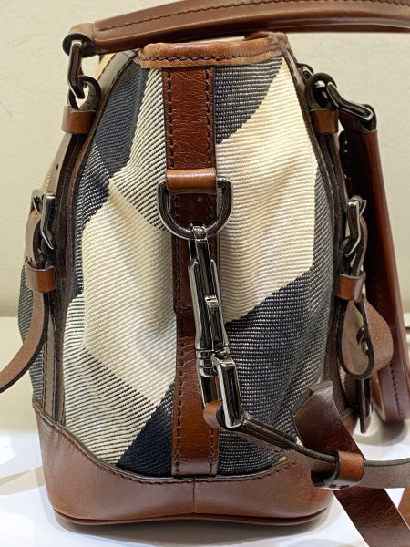 Burberry Brown Bridle House Check Bag