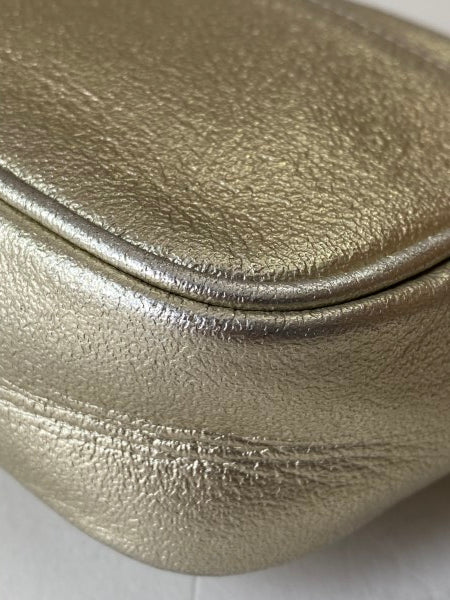 YSL Metallic Monogram Blogger Bag