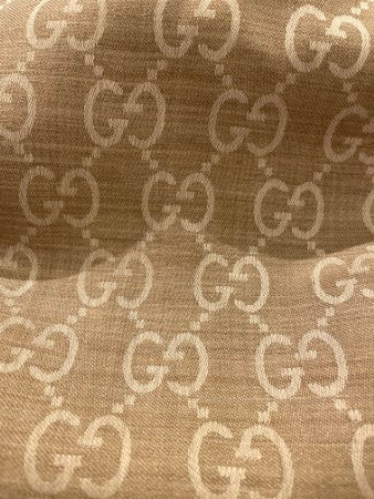 Gucci Beige GG Scarf