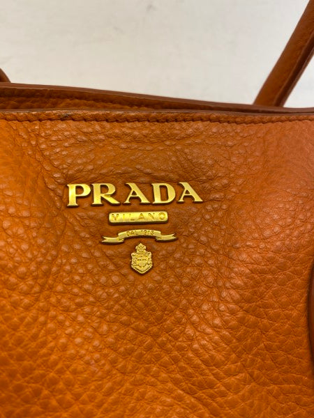 Prada Orange Vitello Daino Bag