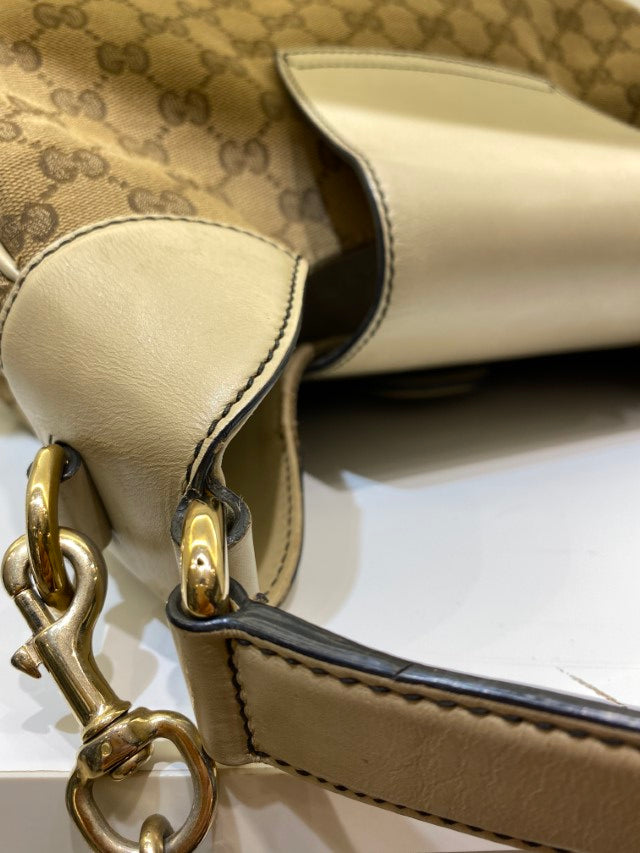 Gucci Bicolor GG Emily Hobo Bag