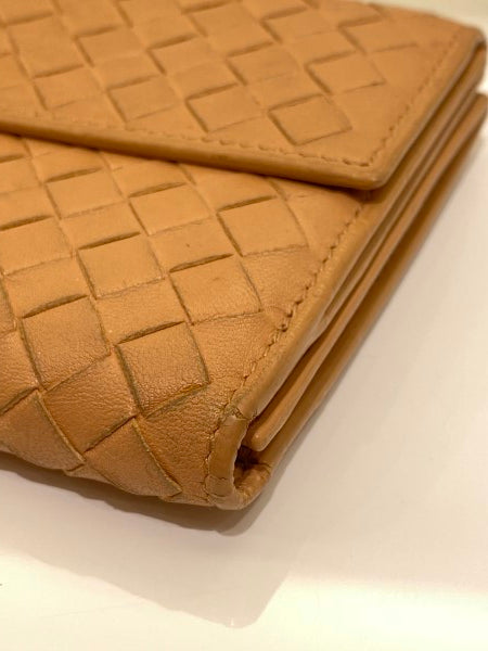 Bottega Veneta Nude Long Wallet