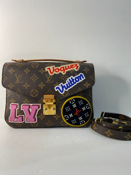 Louis Vuitton Monogram Ltd.Ed Patches Pochette Metis Crossbody Bag