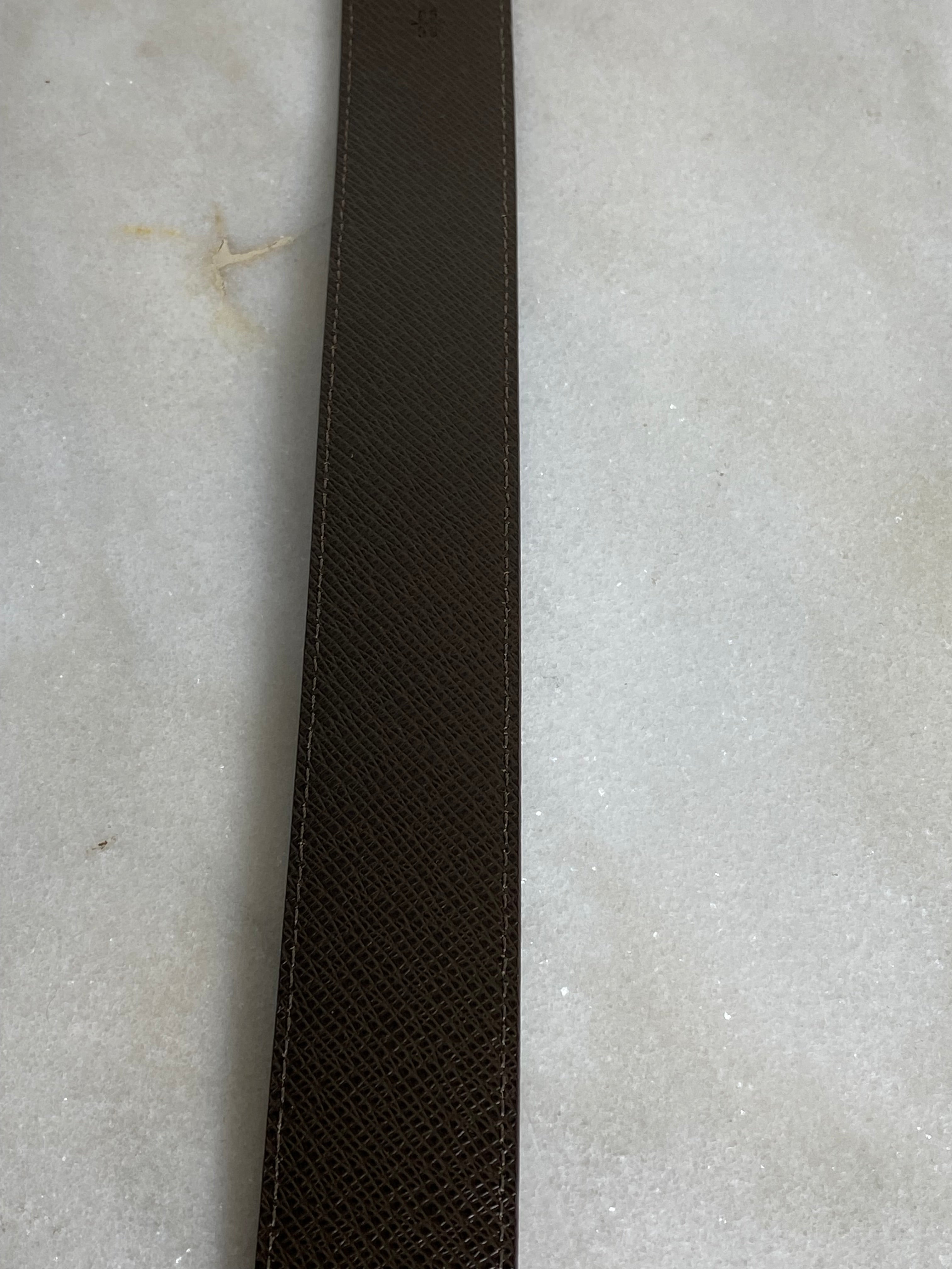 Louis Vuitton Damier Ebene Belt 38