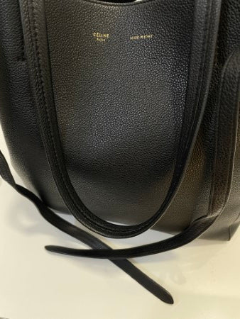 Celine Black Cabas Phantom Small Tote Bag