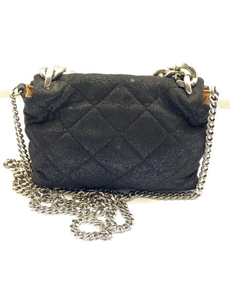 Stella Mccartney Black Soft Becket Quilted Mini Bag