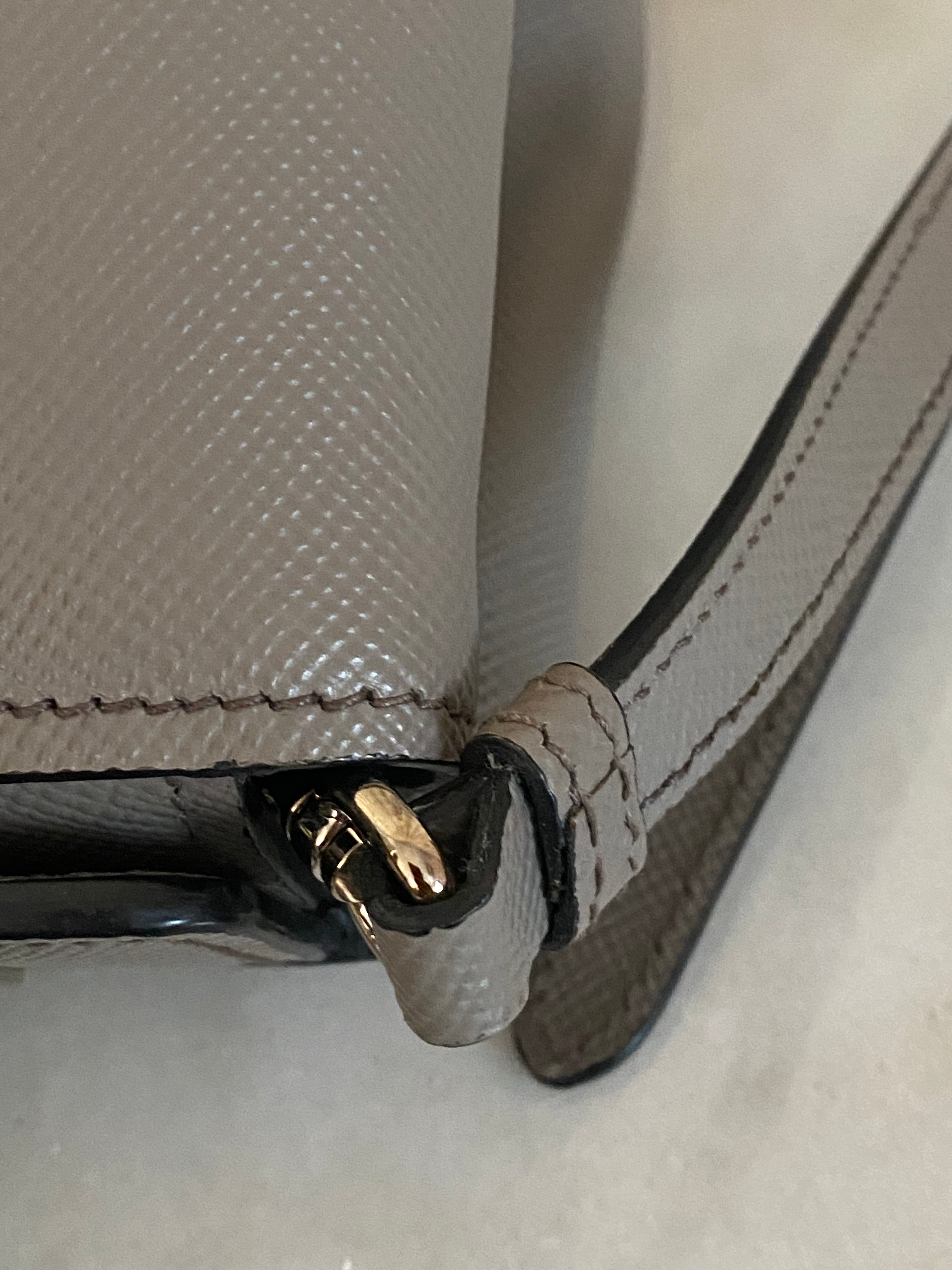 Prada Grey Twin Tote Bag