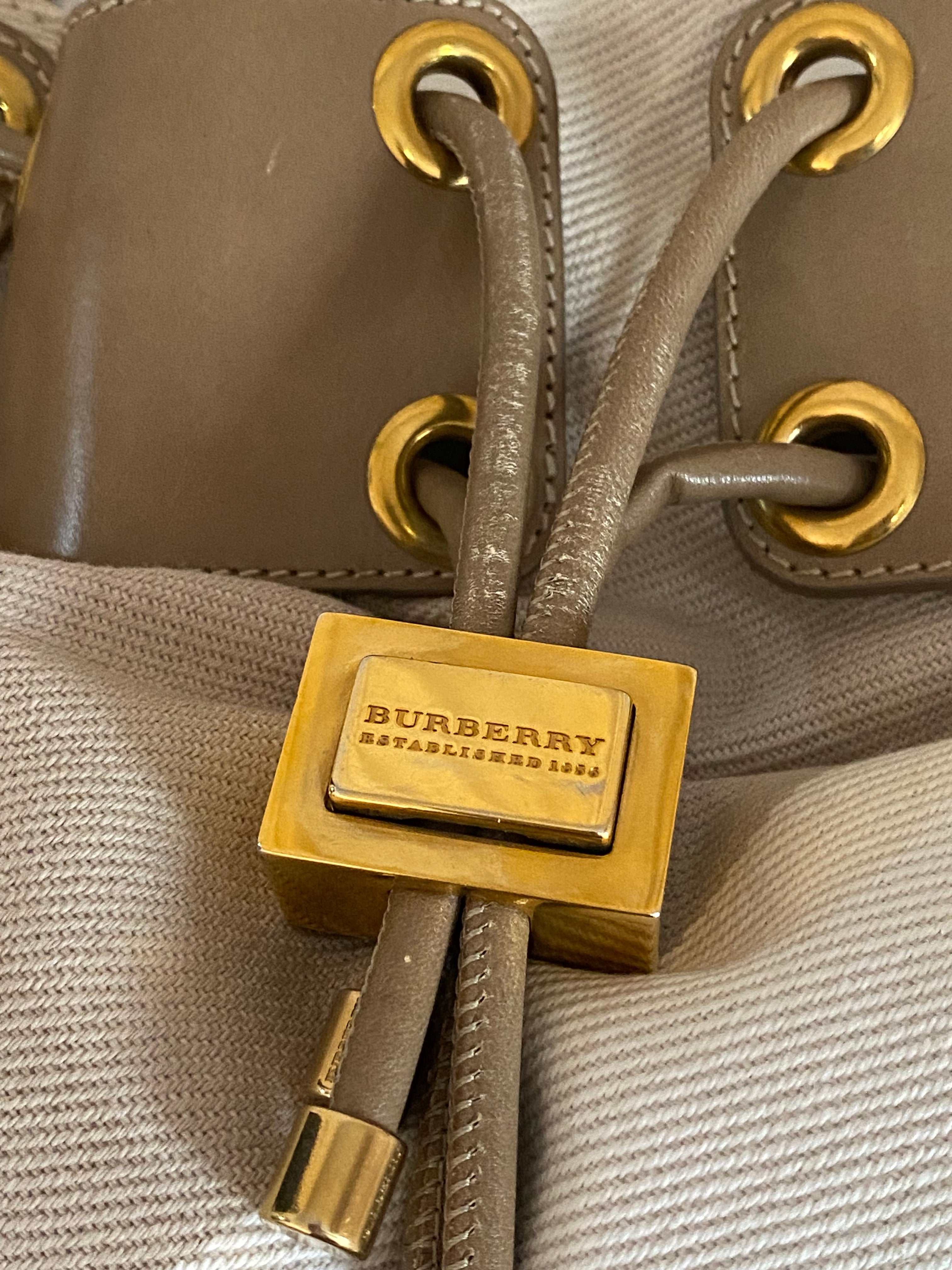 Burberry Bicolor Shoulder Bag