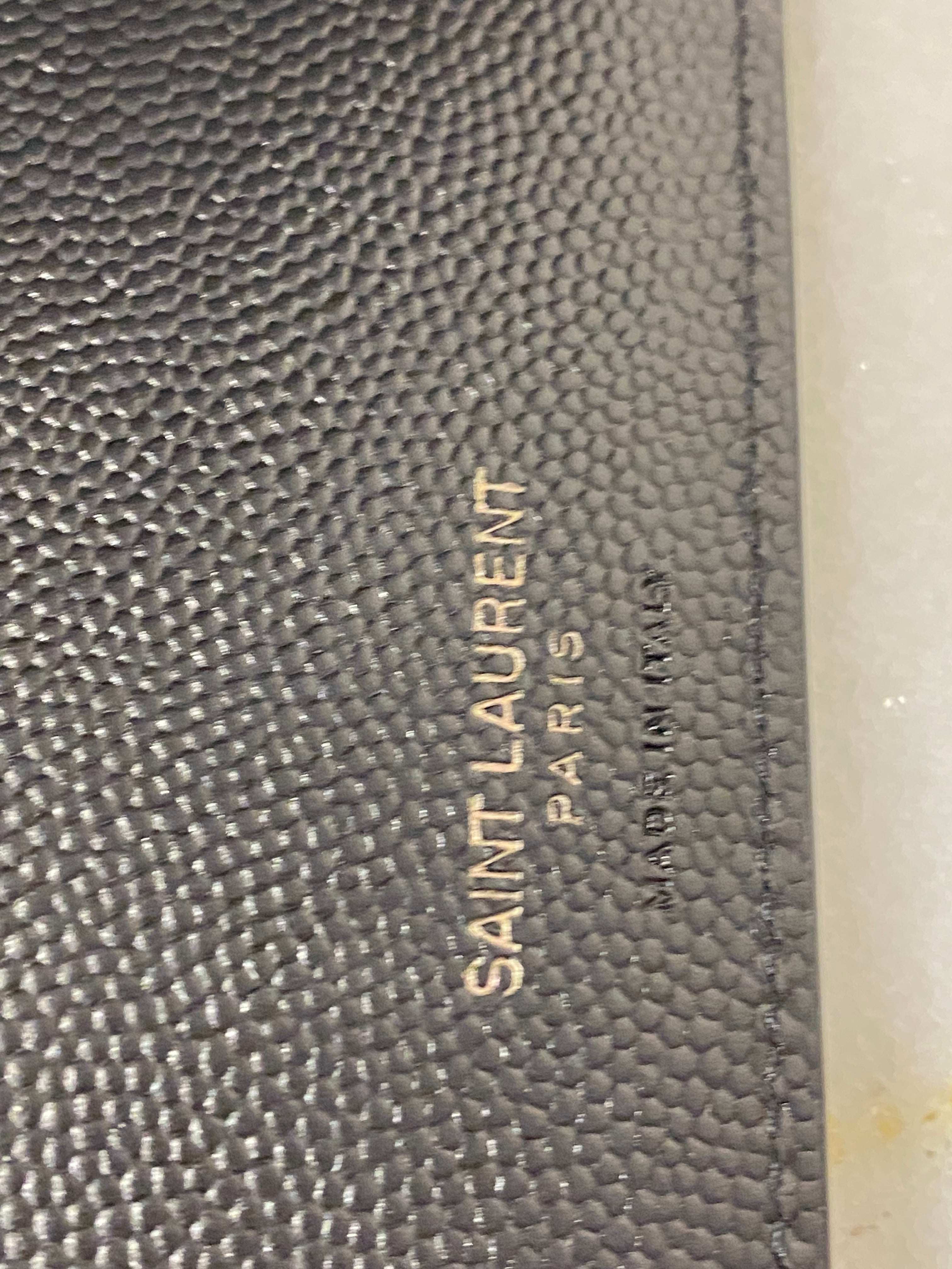 YSL Black Man Small Wallet