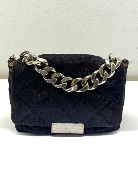 Stella Mccartney Black Soft Becket Quilted Mini Bag