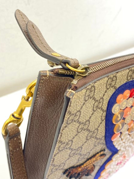 Gucci Multicolor GG Butterfly Pouch