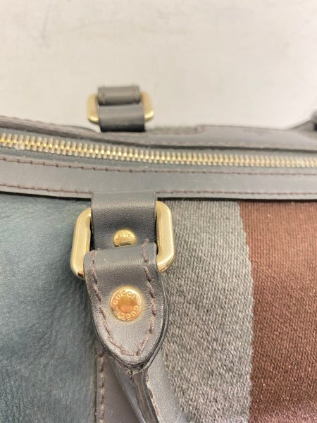 Gucci Dark Green Boston Web bag