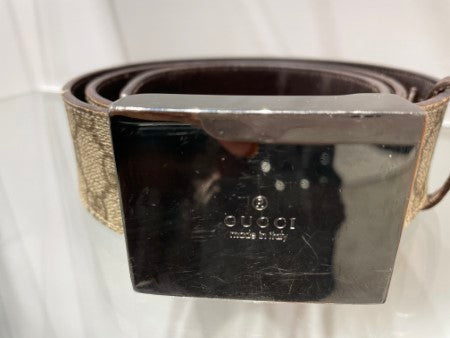 Gucci Bicolor GG Printed Belt