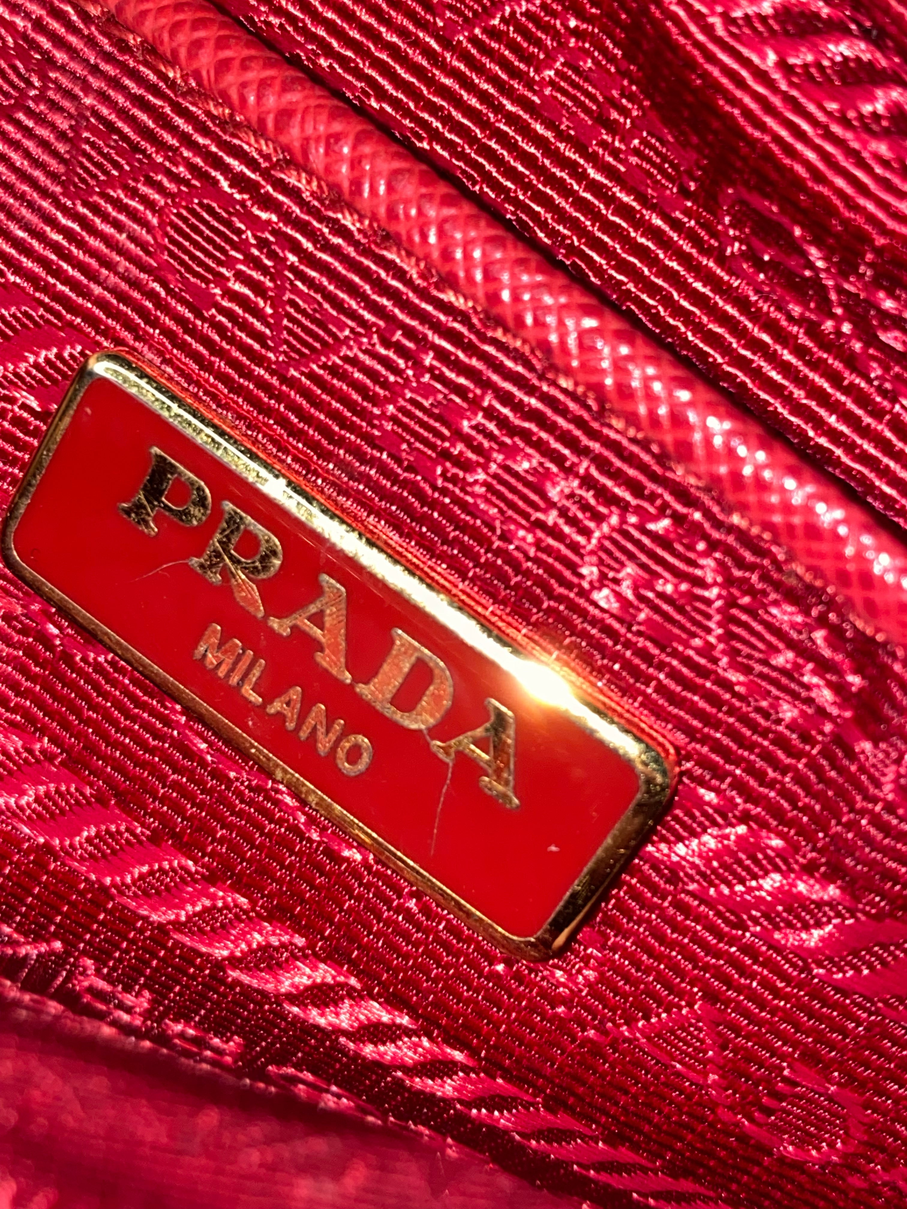 Prada Red Mini Crossbody Bag