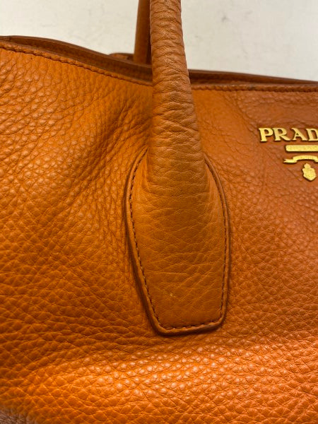 Prada Orange Vitello Daino Bag