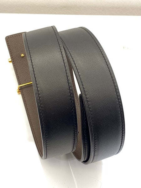 Hermes Bicolor Reversible Buckle Belt