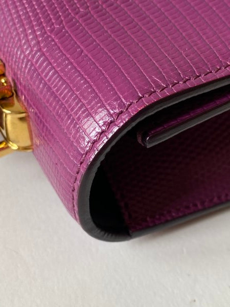 Dolce & Gabbana Purple Lucia Top Handle Bag