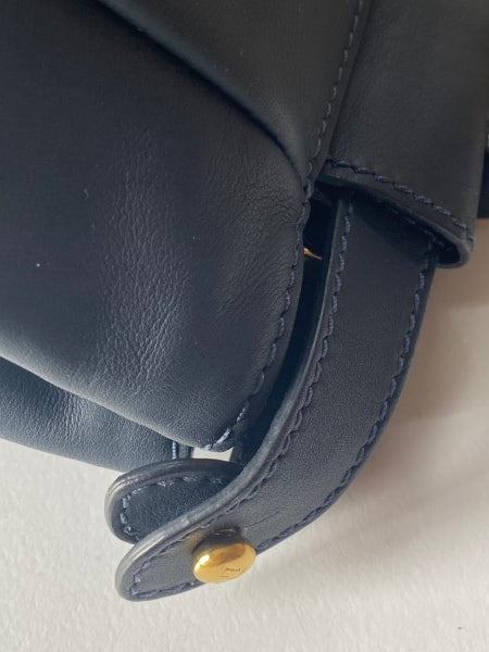 Fendi Navy Peekaboo Large Bag