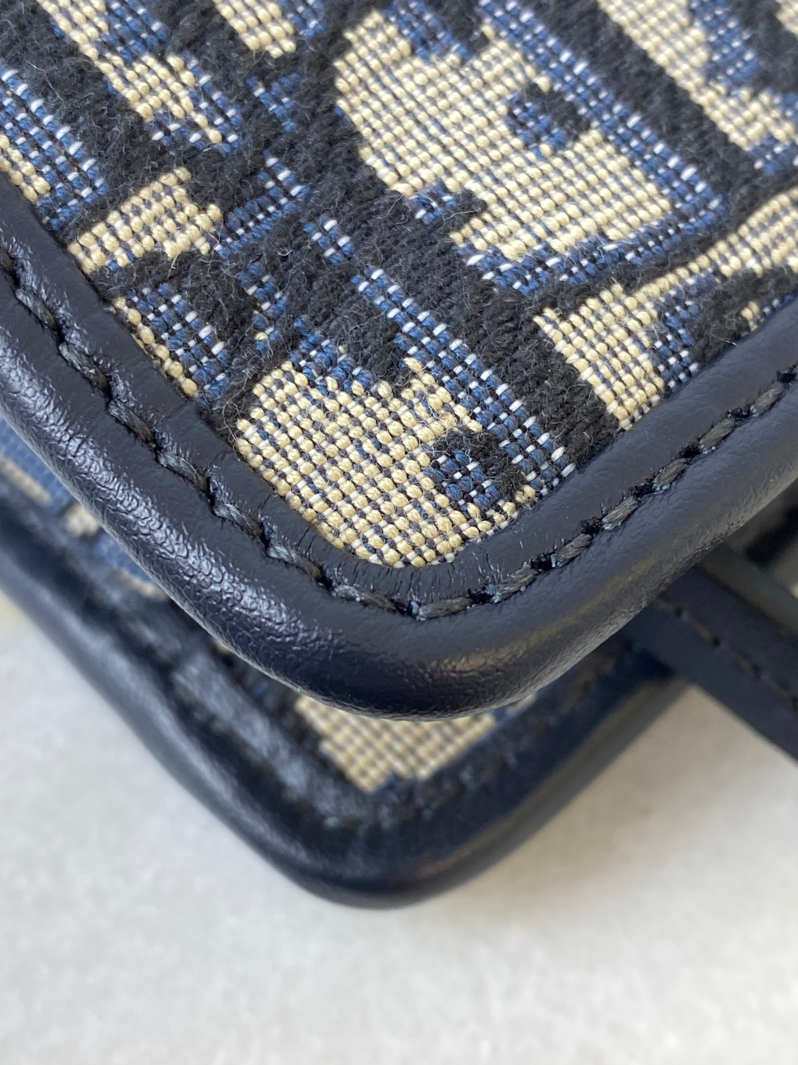 Christian Dior Blue 30 Montaigne Dea Pouch