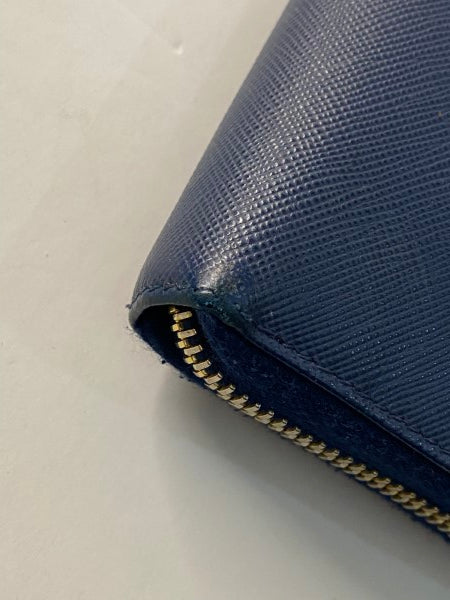 Prada Blue Wallet