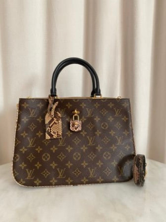 Louis Vuitton Monogram Python Millefeuille Bag