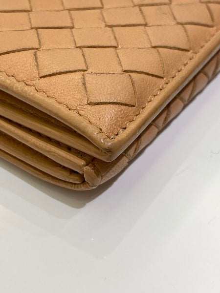 Bottega Veneta Nude Long Wallet