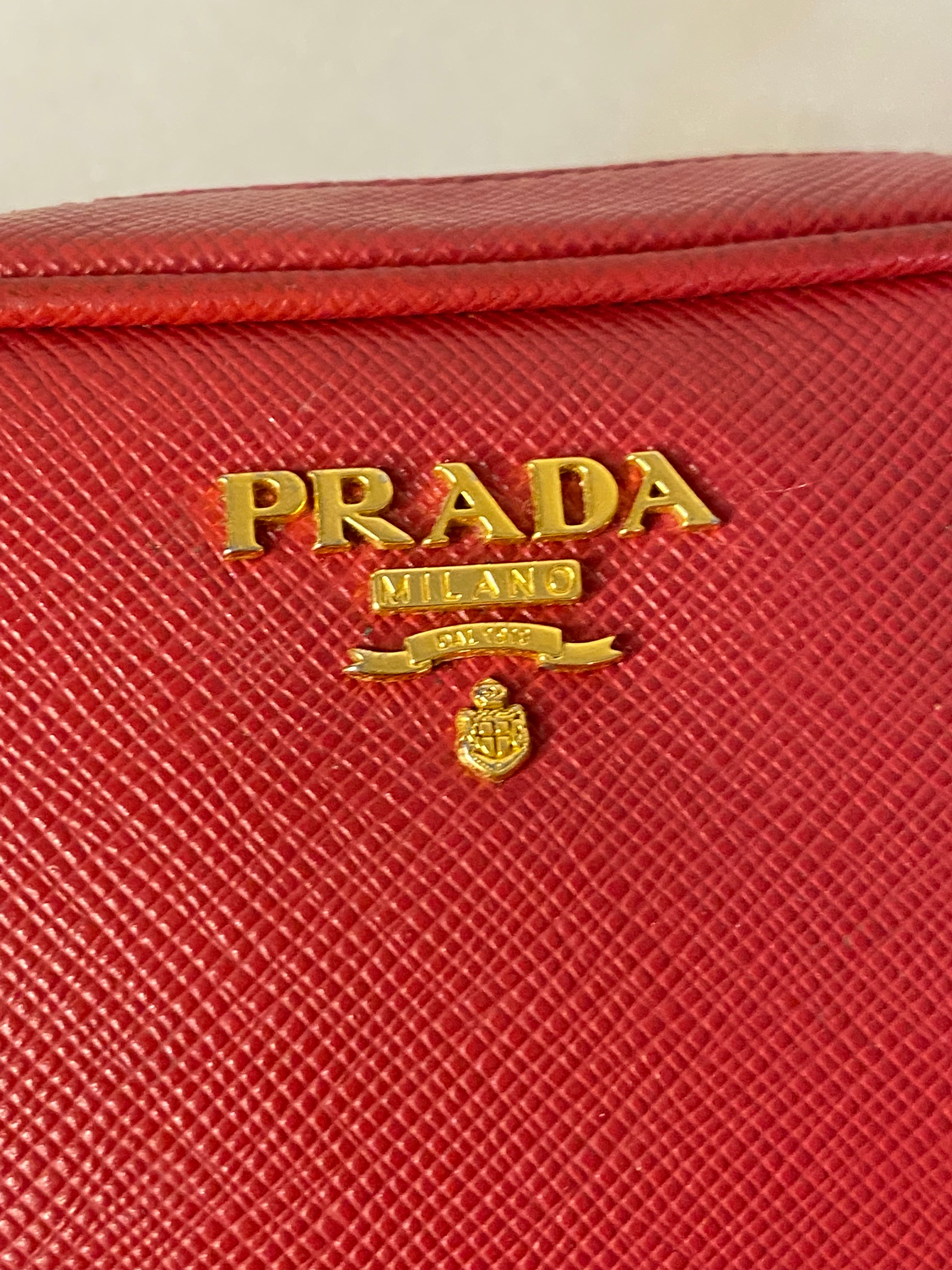 Prada Red Mini Crossbody Bag