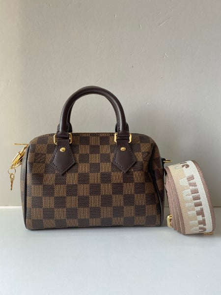 Louis Vuitton Ebene Bandouliere Speedy 20 Bag