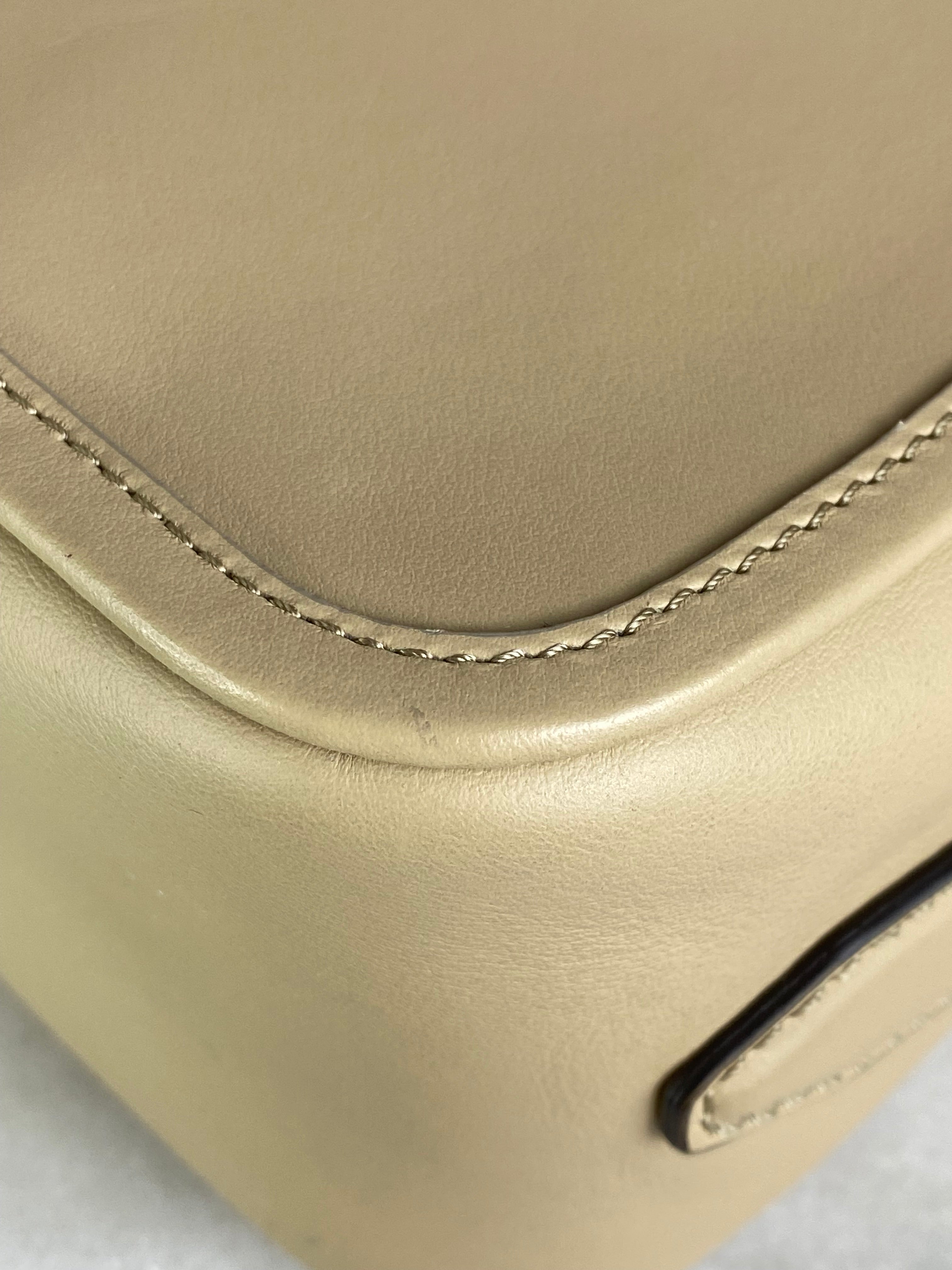 Fendi Beige Opaco F Amido Camera Crossbody Bag