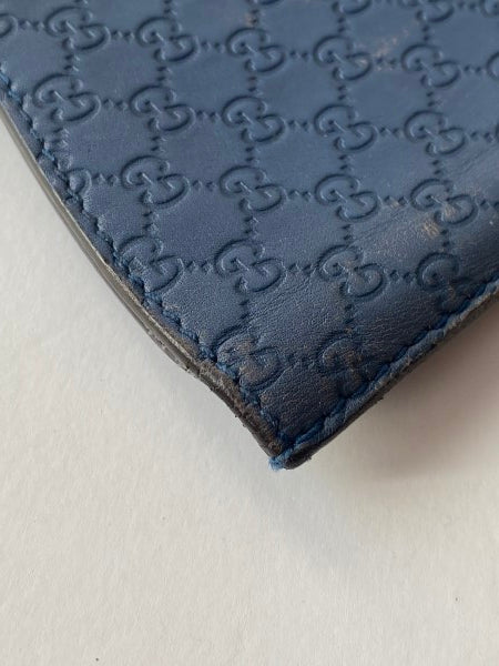 Gucci Navy Blue GG Guccissima Mobile Case