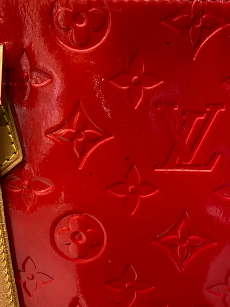 Louis Vuitton Red Houston Vernis Shoulder Bag