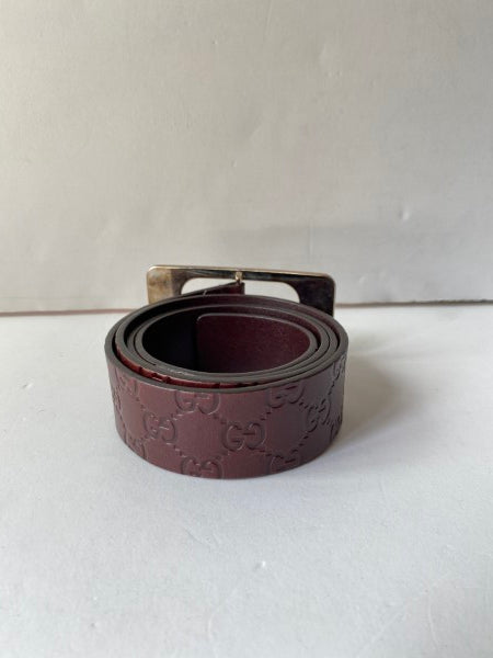 Gucci Brown GG Belt 42