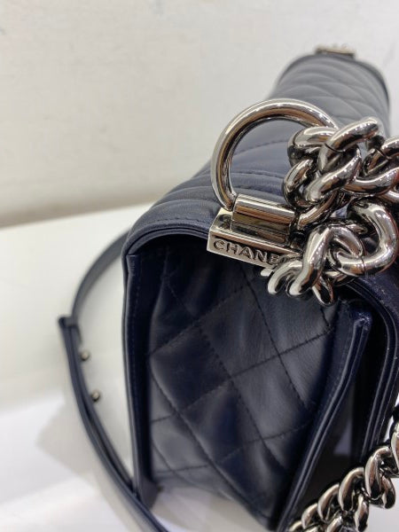 Chanel Blue Boy Medium Bag