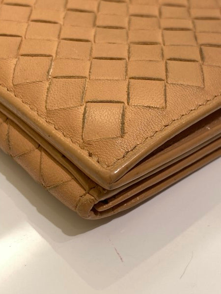 Bottega Veneta Nude Long Wallet