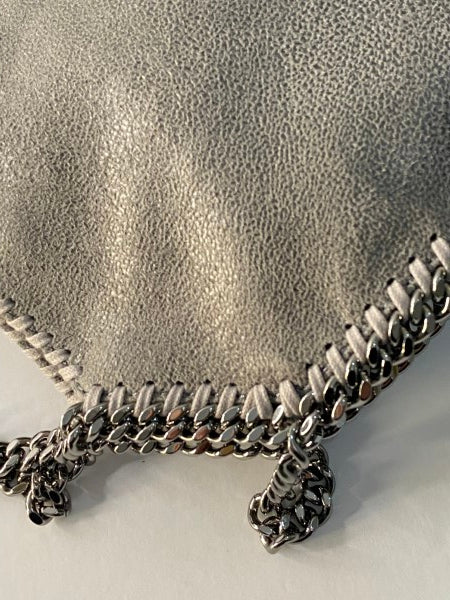 Stella Mccartney Grey Falabella Tiny Bag