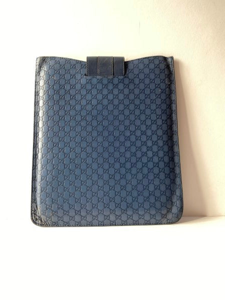 Gucci Navy Blue GG Guccissima Mobile Case