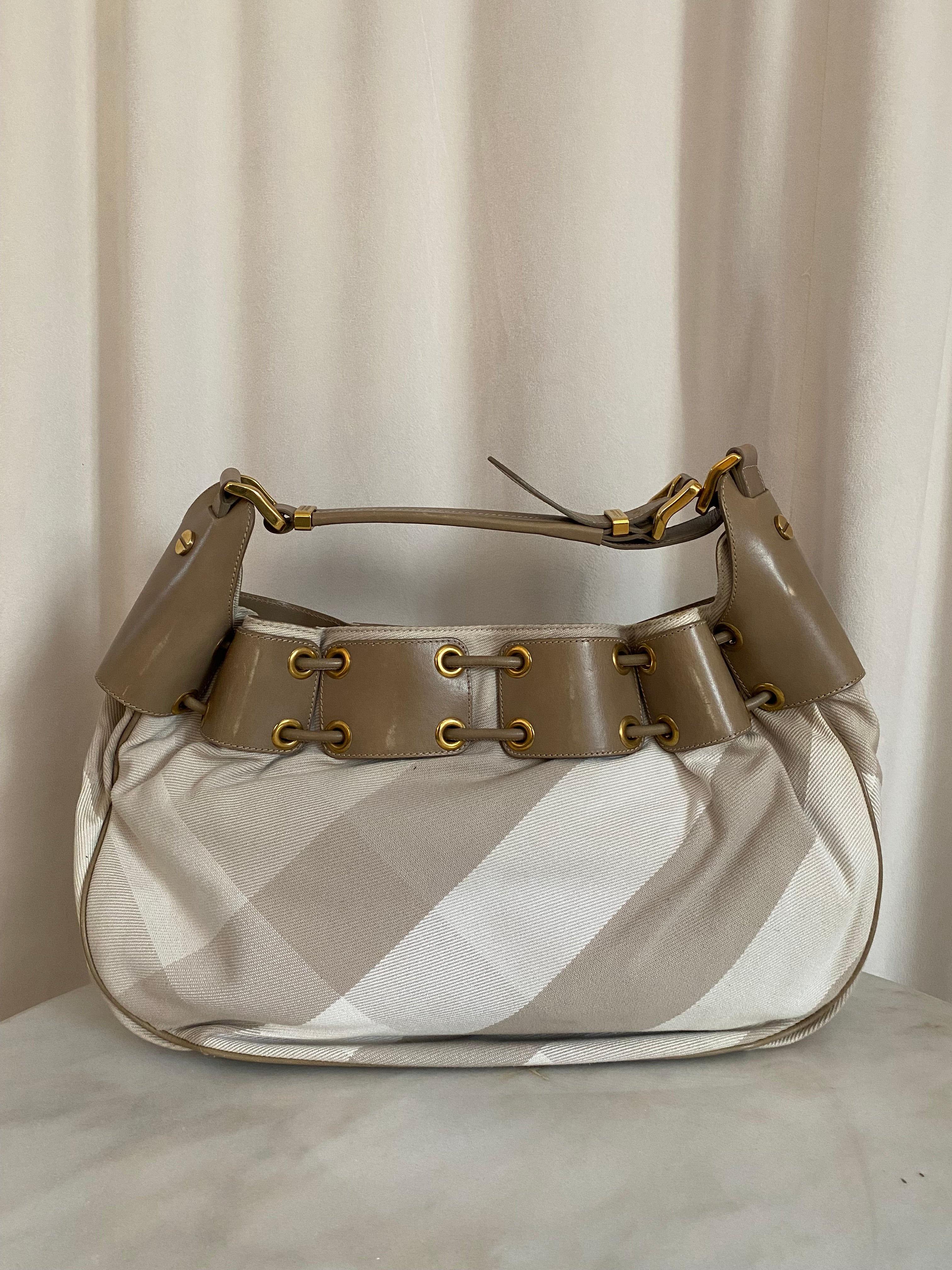 Burberry Bicolor Shoulder Bag