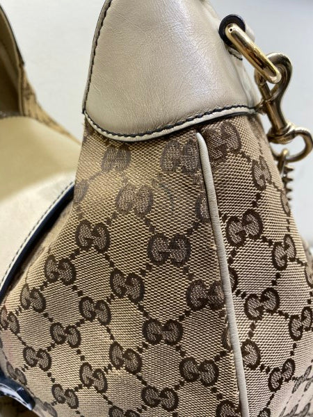 Gucci Bicolor GG Emily Hobo Bag