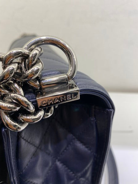 Chanel Blue Boy Medium Bag