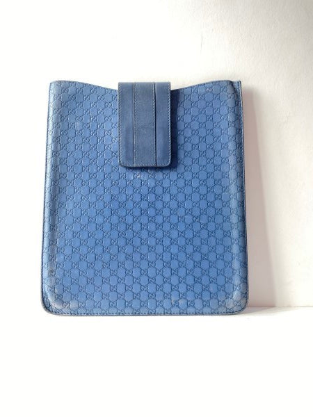 Gucci Navy Blue GG Guccissima Mobile Case