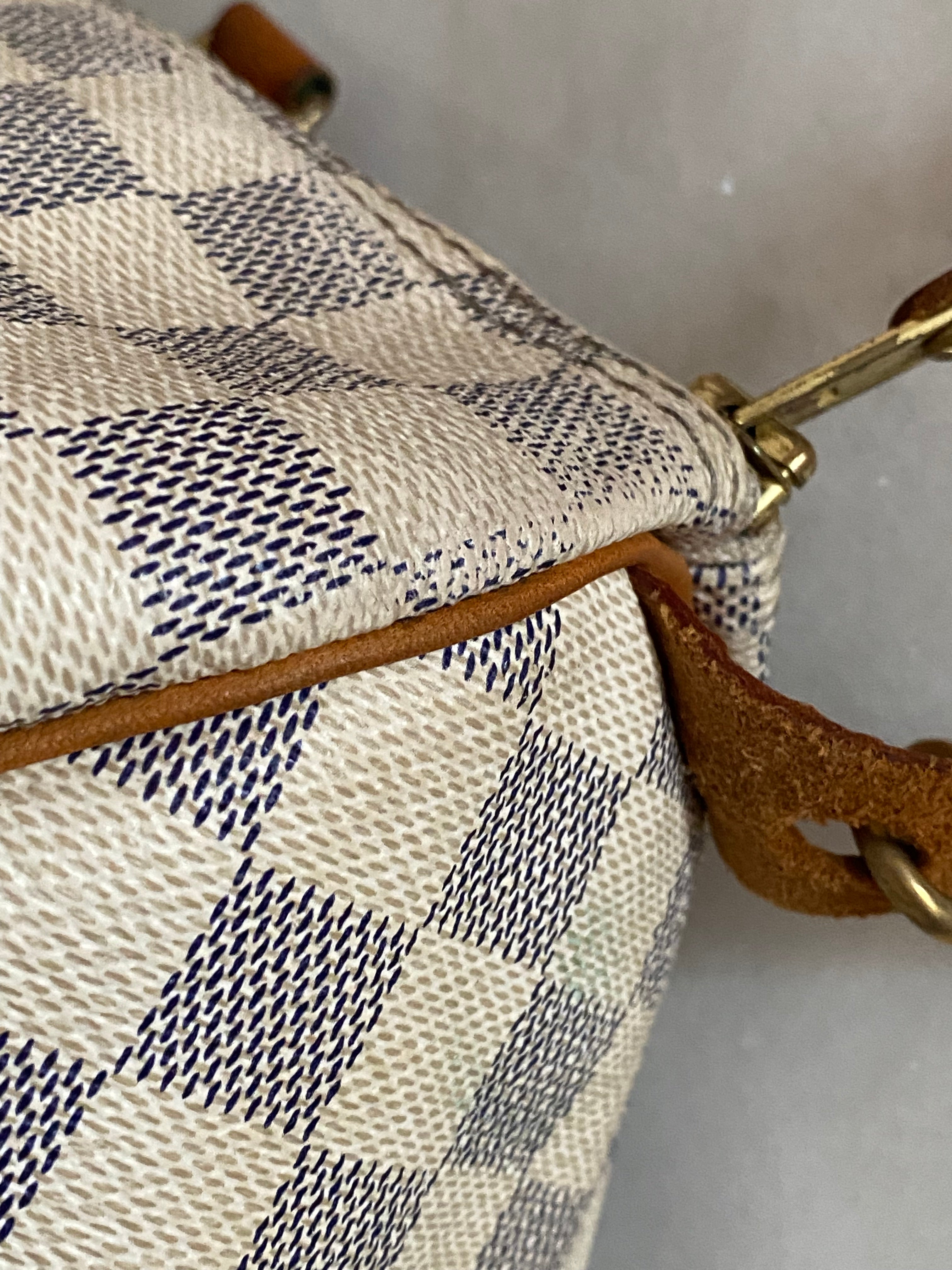 Louis Vuitton Damier Azur Speedy 35 Bag