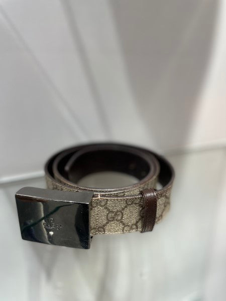 Gucci Bicolor GG Printed Belt