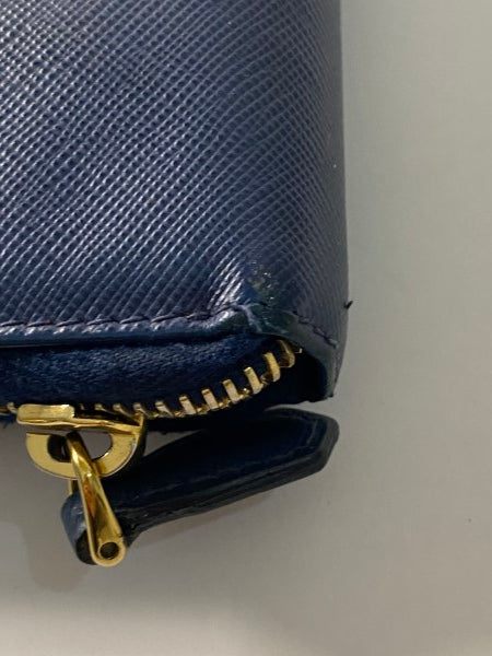 Prada Blue Wallet