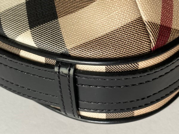 Burberry Nova Check Black Hobo Bag