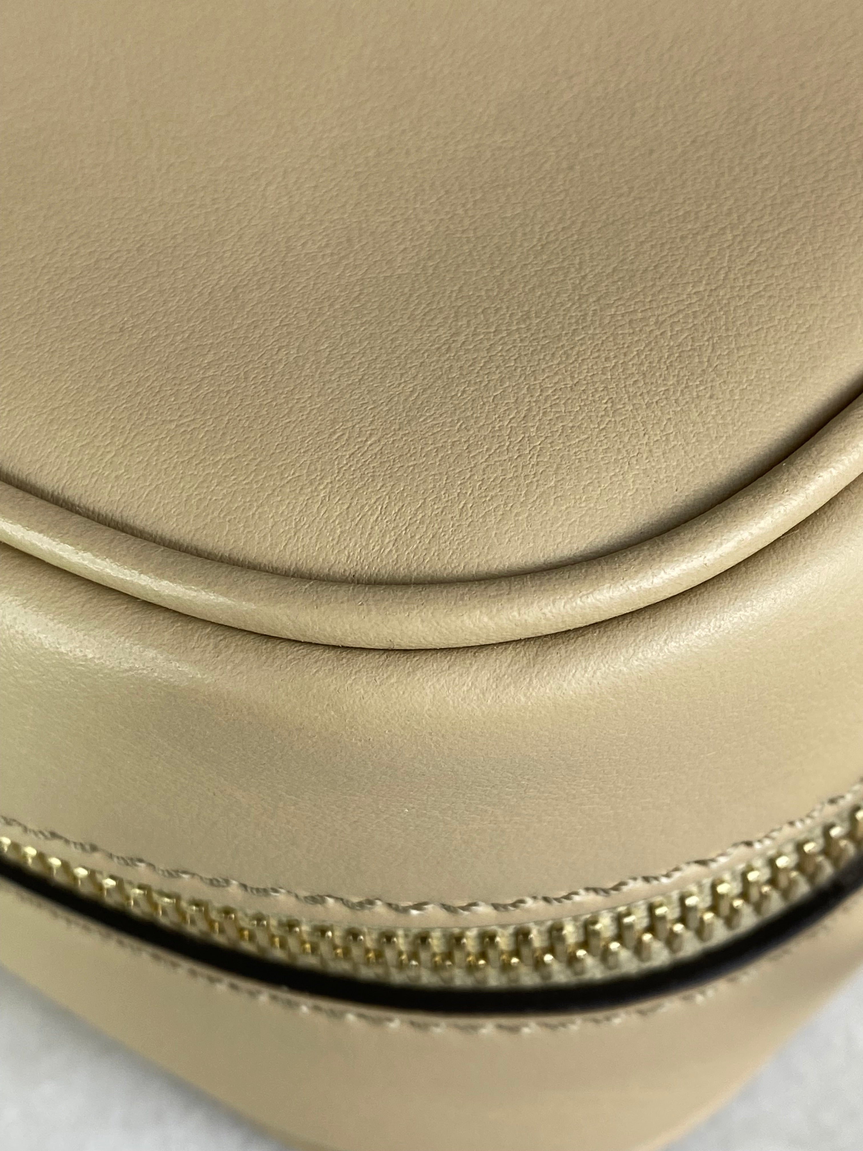 Fendi Beige Opaco F Amido Camera Crossbody Bag