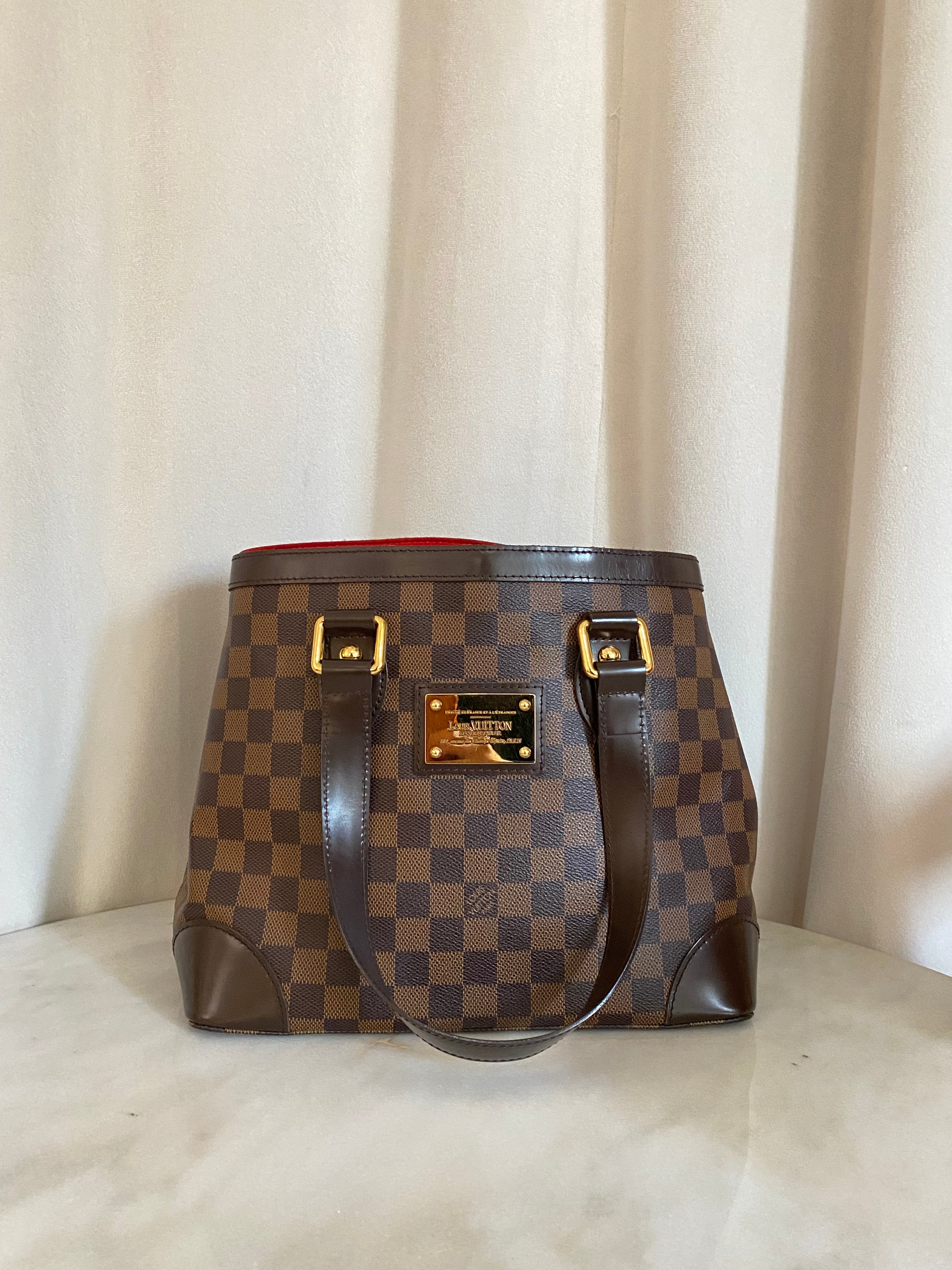 Louis Vuitton hampstead damier ebene shoulder bag