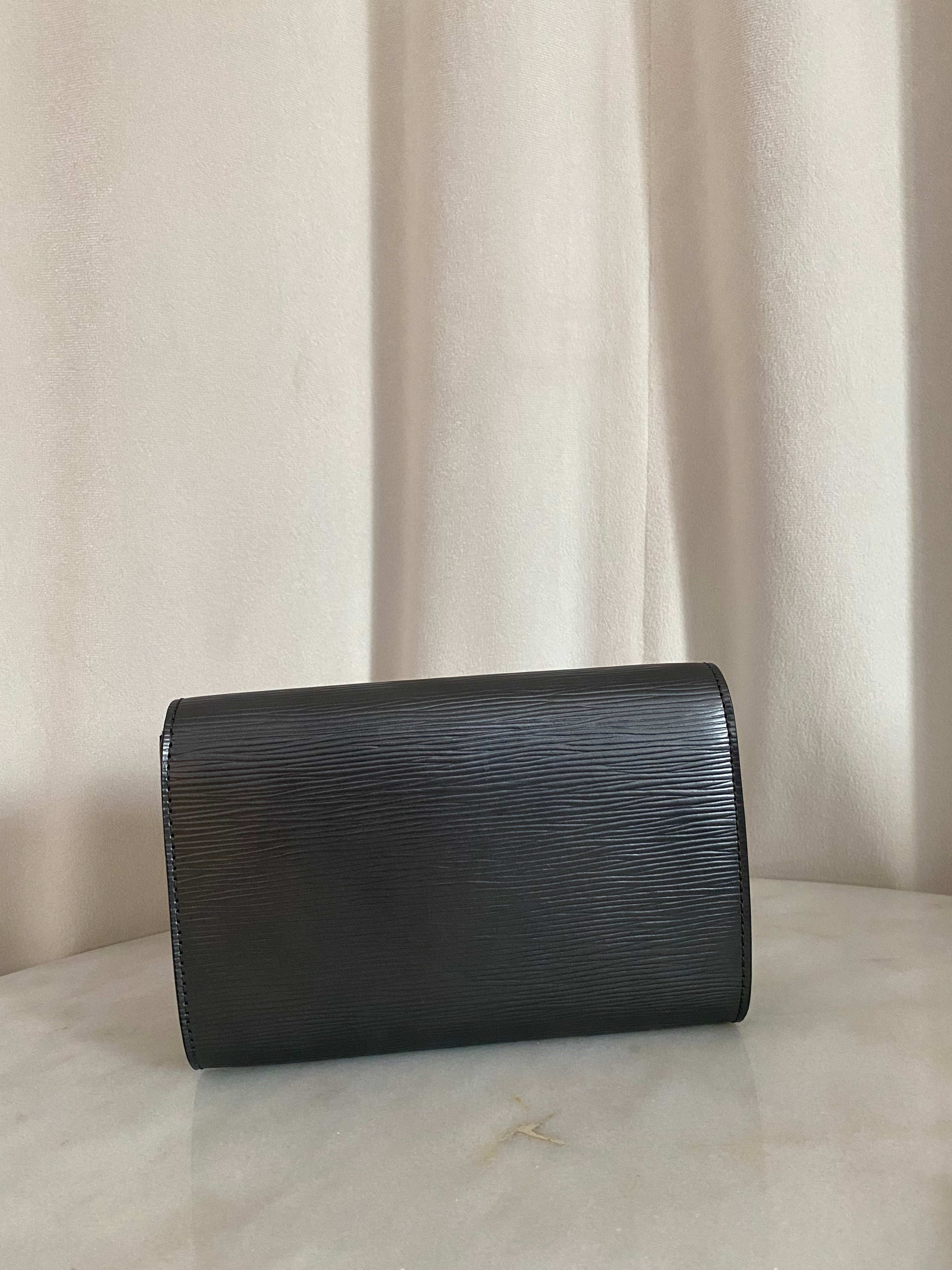 Louis Vuitton Dark Gray Louise PM Crossbody Bag