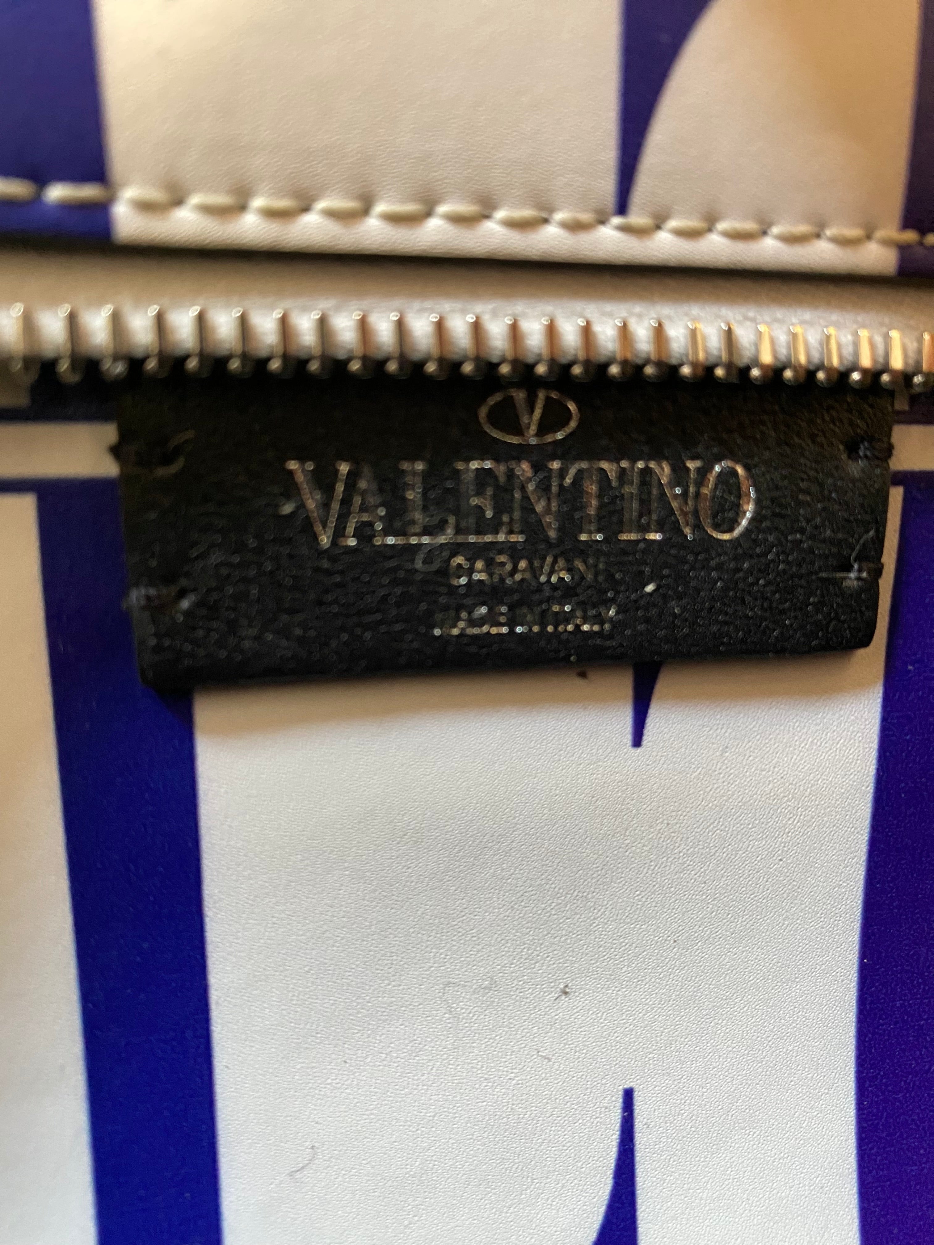 VAlentino White Multicolor VLTN Waist Bag