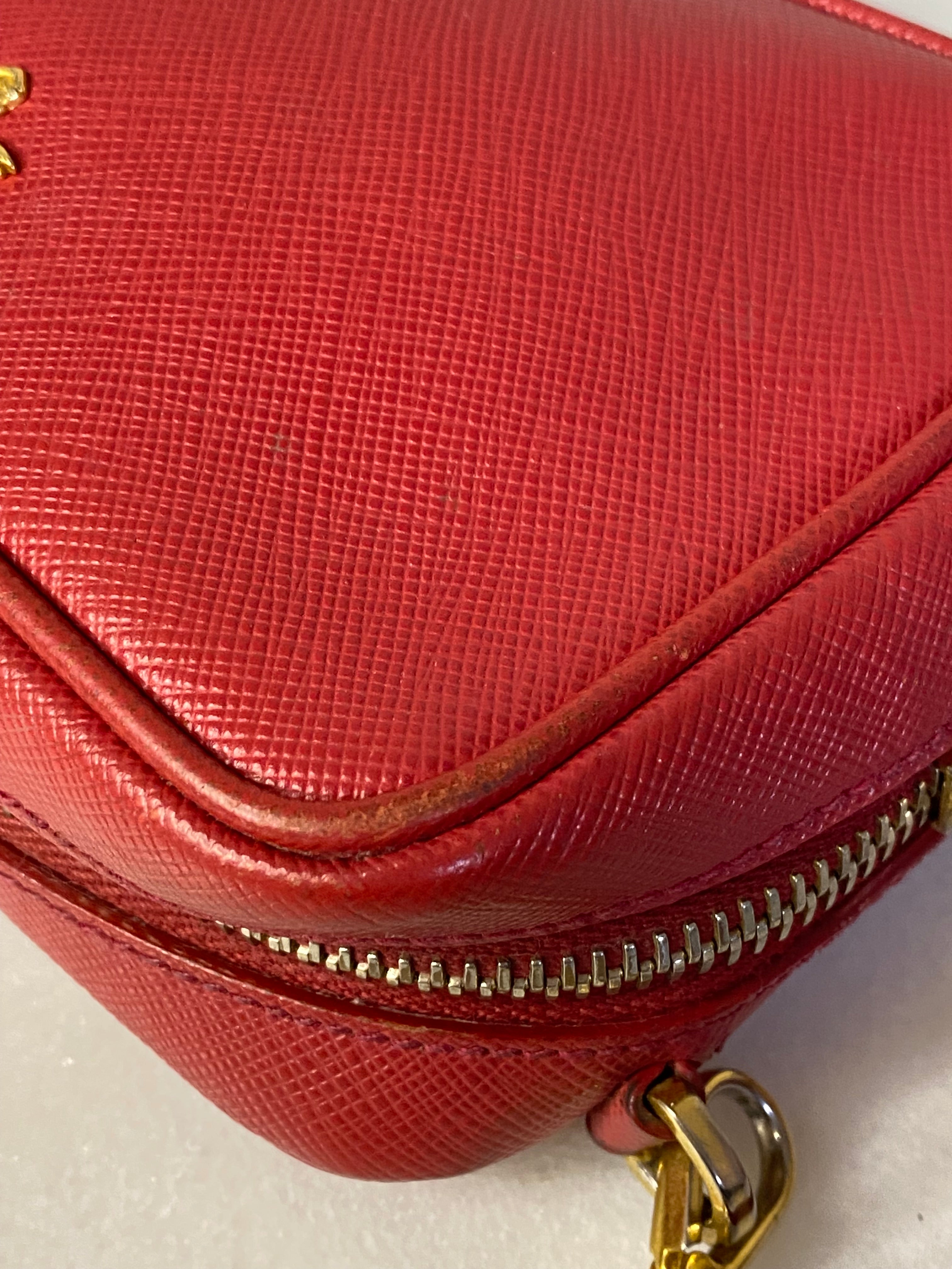 Prada Red Mini Crossbody Bag