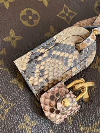 Louis Vuitton Monogram Python Millefeuille Bag